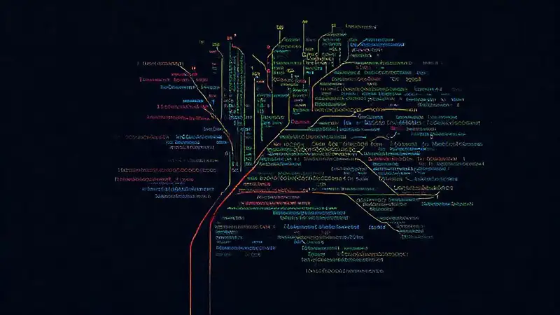 Diseño moderno y colorido de estructura gramatical