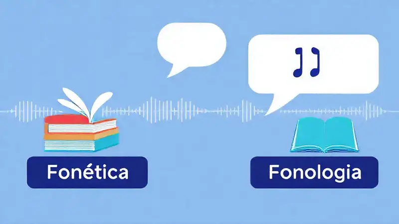 Infografía moderna sobre Fonética y Fonología