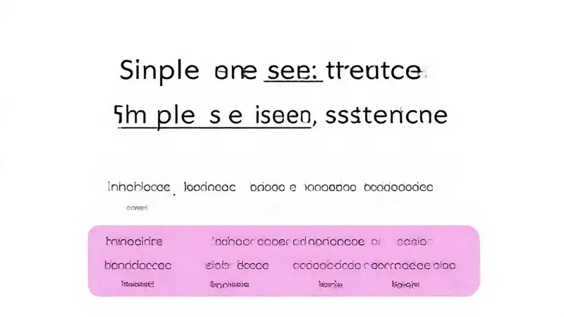 Diagrama simple y colorido de estructura oracional